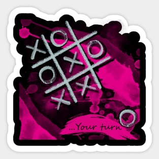 Impossible Noughts - Pink Sticker